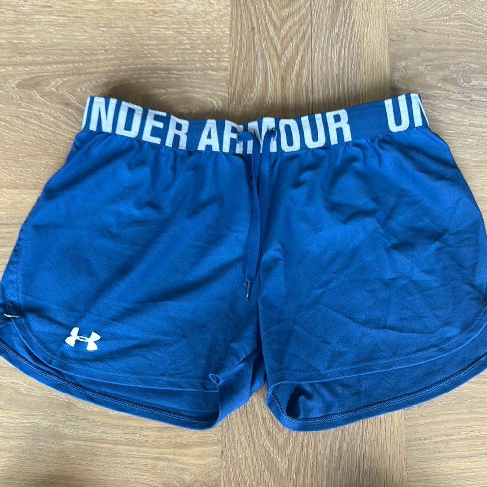 Under Armour Electric Blue Athletic Shorts Lightweight Fit